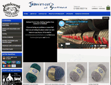 Tablet Screenshot of jamiesonsofshetland.co.uk